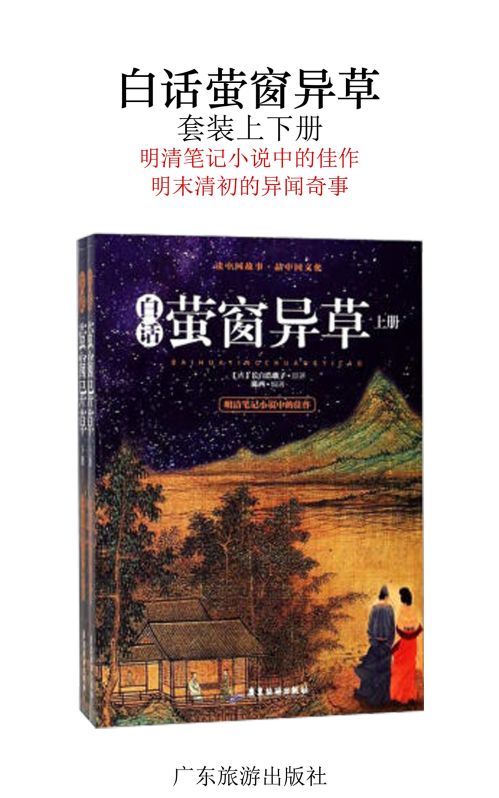 白話螢窗異草（套裝上下冊）書荒必看精彩不容錯過（天錫周生王友直）的情感波折在新章節(jié)中展現(xiàn)……